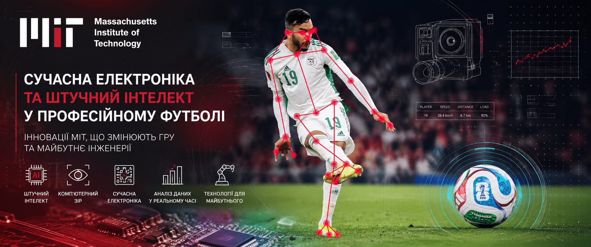 Як сучасна електроніка та штучний інтелект змінюють професійний футбол